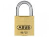 ABUS Mechanical 85/25mm Brass Padlock