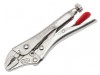 Crescent Curved Jaw Locking Pliers with Wire Cutter 127mm (5in)