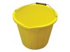 Faithfull 3 gallon 15 litre bucket - yellow
