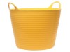 Faithfull Heavy-Duty Polyethylene Flex Tub 15 Litres Yellow