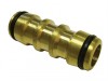 Faithfull Brass Two Way Hose Coupling 1/2in