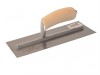 Marshalltown MXS1SS Finishing Trowel Stainless Steel - Wooden Handle 11 x 4.1/2in