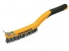 Roughneck Stainless Steel Wire Brush Soft Grip 350mm 14 inch