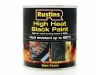 Rustins High Heat Paint 600C Black 500ml