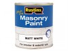 Rustins Quick Dry Masonry Paint White 250ml