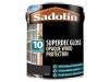Sadolin Superdec Opaque Wood Protection Black Gloss 5 Litre