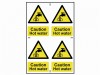 Scan Caution Hot Water - PVC 200 x 300mm