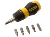Stanley Multibit Stubby Screwdriver With Bits