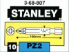 Stanley Pozi 2pt Power Bit 100mm 1 x 10 3-68-807B