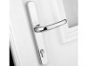 Yale Locks PVCu Retro Door Handle Polished PVD White Finish P-PVC-RH-WH
