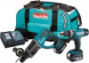 Makita DLX2025M 18 V Li-ion LXT Combo Kit Complete with 2 x 4.0 Ah Li-ion Batteries and Charger in a Heavy Duty Carry Ba