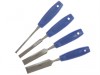 BlueSpot Tools Wood Chisel Set of 4: 6 12 19 & 25mm