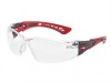 BollÃ© Safety Rush+ Platinum Safety Glasses Clear