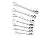 Britool Set of 7 Ratchet Combination Spanners 8-19mm