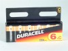Duracell CK6P Alkaline Batteries pack of 6 R14B/LR14