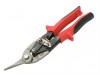 Faithfull Compound Aviation Snips - Red Left Cut