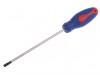 Faithfull Slotted Parallel Soft Grip Screwdriver 150mm x 5.5mm