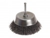 Faithfull Wire Cup Brush 75 x 6mm Shank 0.30mm