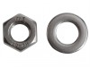 Forgefix Hexagonal Nuts & Washers A2 Stainless Steel M8 Forge Pack 12