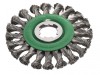 Lessmann X-Lock Knot Stainless Steel Wheel Brush 125mm Non Spark