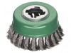 Lessmann X-Lock Knot Stainless Steel Cup Brush 85mm Non Spark