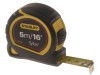 Stanley Tools Pocket Tape 5m / 16ft (Width 19mm) Carded