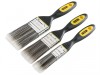 Stanley Tools Dynagrip Synthetic Brush Pack (3Pc)