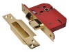 UNION StrongBOLT 2205S Polished Brass 5 Lever Mortice Sash Lock Visi 65mm 2.5in