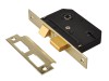 UNION ES-SL Polished Brass Essentials 3 Lever Mortice Sash Lock Visi 65mm 2.5in