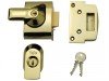Yale Locks BS2 Nightlatch British Standard Lock 40mm Brasslux Finish Visi