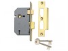 Yale Locks PM320 3 Lever Mortice Sash Lock 67mm 2.5in Polished Brass