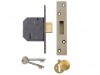 Yale Locks PM562 Hi-Security BS 5 Lever Mortice Dead Lock 67mm 2.5in Polish Brass