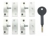 Yale Locks 8K118 Economy Window Lock Electro Brass Finish Pack of 4 Visi