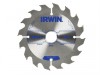 IRWIN Circular Saw Blade 125 x 20mm x 16T ATB