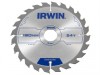 IRWIN Circular Saw Blade 180 x 30mm x 24T ATB