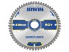 IRWIN Construction Circular Saw Blade 216 x 30mm x 60T ATB/Neg M