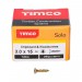 TIMCO Solo Woodscrew PZ1 CSK ZYP 3.0 x 15 200 PCS Box