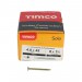 TIMCO Solo Woodscrew PZ2 CSK ZYP 4.0 x 45 200 PCS Box