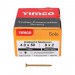 TIMCO Solo Woodscrew PZ2 CSK ZYP 4.0 x 50 200 PCS Box