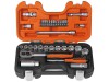 Bahco S330 3/8in Drive + 1/4in Accessories Socket Set, 34 Piece